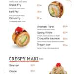 Menu Ô'Sushi Agadir December 2023 071110-807400